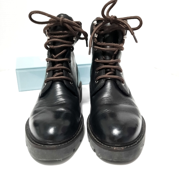 Cougar Waterproof Lace Up Combat wedge Boots Size 7 90s style - Picture 4 of 9